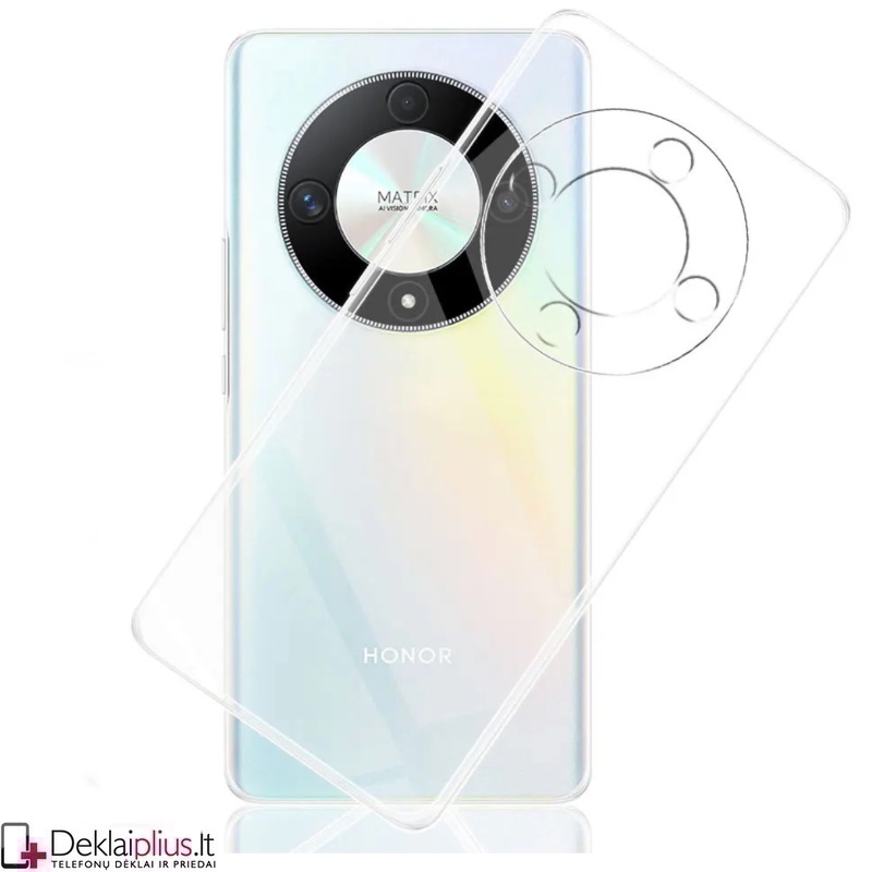 Silikoninis dėklas su kameros apsauga 2.0 mm storio - permatomas (Huawei Honor Magic 6 Lite) Silikoninis dėklas su kameros apsauga 2.0 mm storio - permatomas (Huawei Honor Magic 6 Lite)